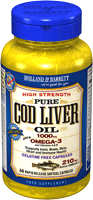 Holland and Barrett Cod Liver Oil 1000mg