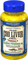 Holland and Barrett Cod Liver Oil with Evening