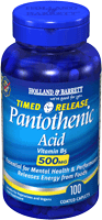Holland and Barrett Timed Release Pantothenic