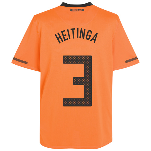Nike 2010-11 Holland World Cup Home (Heitinga 3)