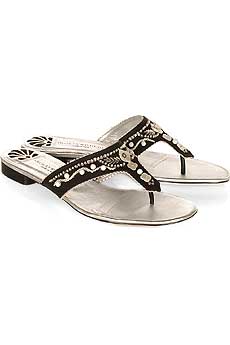 Hollywould Anne Mother-of-Pearl Sandals