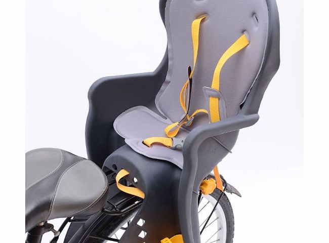 Homcom Childrens Safety Bike Back Rear Seat Kid Child Bicycle Bracket Padded Rear Carrier NEW