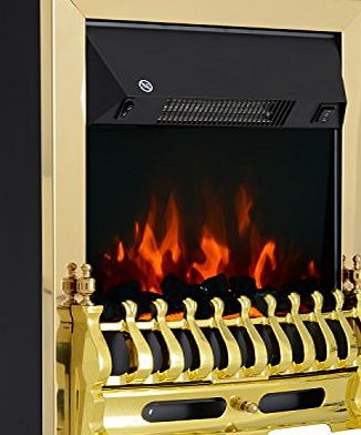 Homcom  Electric Fireplace LED Light Complete Fire Place Heating Indoor Heater Coal Burning Flame Effect Heat 2000W Max