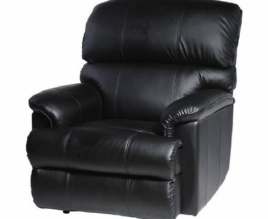 Homcom Recliner Reclining Sofa Chair Rise Lift Armchair Arm chair Couch PU Leather Black