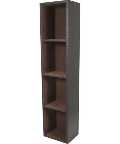 HOME CREATIONS FAR EAST LTD Leather Look CD/DVD Tower - Brown