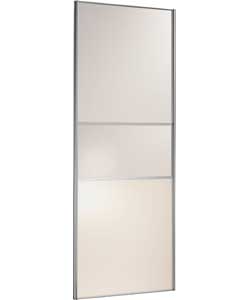 Home Decor Innovations White Fineline Sliding Wardrobe Door - 36``/91.4cm