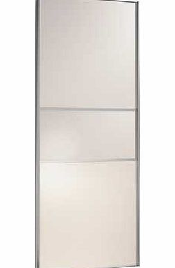 Home Decor Innovations White Fineline Sliding Wardrobe Door - 36in/91.4cm