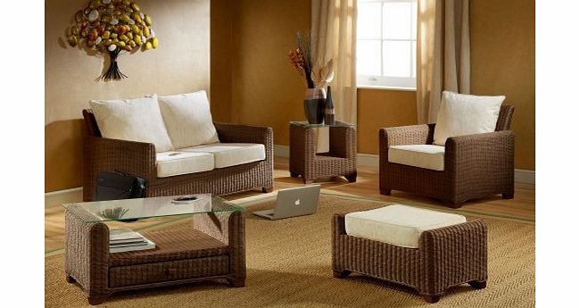 Home Life Direct Windermere Conservatory Furniture Soft Java 3 Piece Suite - Home Life Direct
