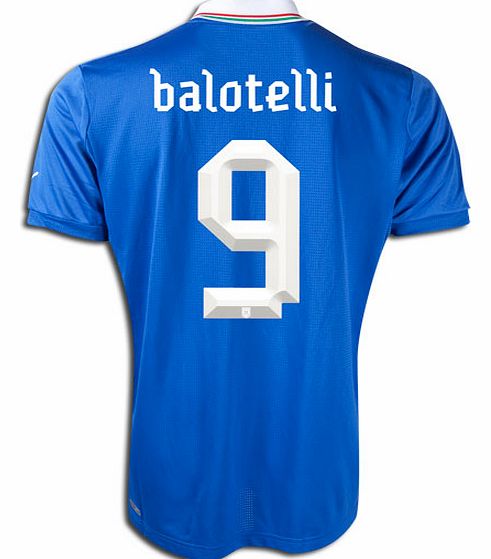 Home Shirts Puma 2012-13 Italy Home Shirt (Balotelli 9)