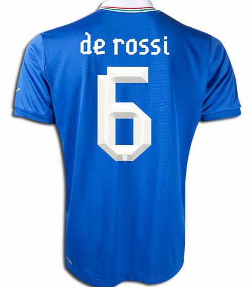 Home Shirts Puma 2012-13 Italy Home Shirt (De Rossi 6)