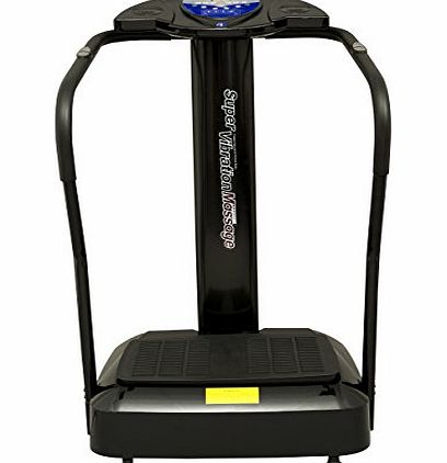 Super Crazy Fit Black Vibration Massage Fitness Exercise Power Plate New Gym UK