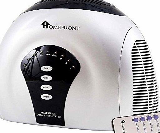 HOMEFRONT  HFAP40W Remote Control Hepa Air Purifier   Ioniser   Timer (INCLUDES 1 X LEMON GEL FRAGRANCE)