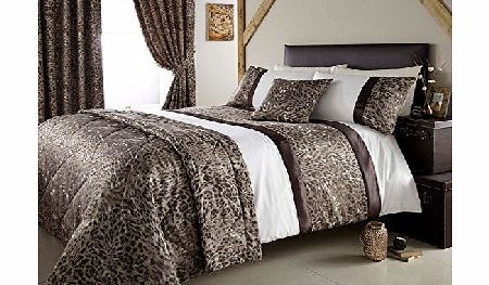 Homespace Direct Luxurious Jacquard Double Duvet Quilt Cover and 2 Pillowcase Bedding Bed Set