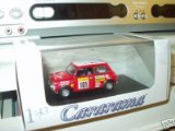 Hongwell Mini Cooper - Red with a White Roof Number 101 (1:43 Scale)