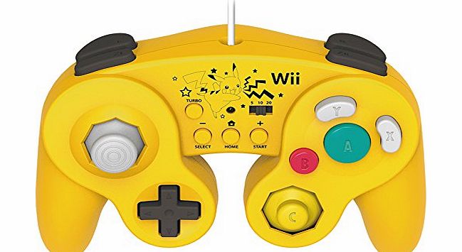 Hori Super Smash Bros. Controller - Pikachu (Nintendo Wii U)