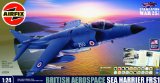 Airfix A50004 Royal Navy Falklands Sea Harrier Gift Set 1:24 Scale Military Air Power Gift Set inc Paints Glue and Brushes