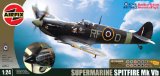 Airfix A50055 Battle of Britain Memorial Flight BBMF Supermarine Spitfire MkVb 1:24 Scale WWII Aircraft Gift Set inc Paints Glue and Brushes
