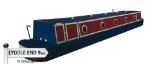 Hornby Hobbies Ltd Hornby N8746 Canal Boat N-Gauge Lyddle End Canal Collection