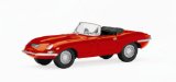 Hornby R7063 E-Type Jaguar - Red 00 Gauge Skaledale Skaleautos