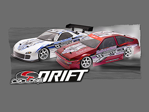 Hot Bodies Cyclone S 1/10 TC Drift Kit With Toyota Levin