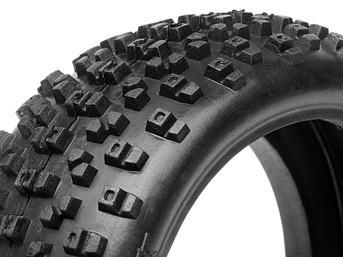 Hot Bodies HB Proto 1/8 Buggy Tire (White Med Cmpd)