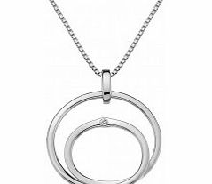 Hot Diamonds Ladies Forever Circle Necklace
