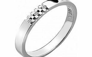 Hot Diamonds Ladies Size L Affine Sparkle Ring