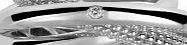 Hot Diamonds Ladies Size M Ula Silver Trilogy Ring