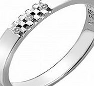 Hot Diamonds Ladies Size P Affine Sparkle Ring
