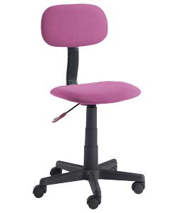 Pink Gas Lift Office Chair