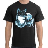 Vintage Wolf T-Shirt, Black, S