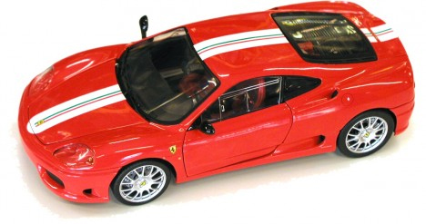 Hot Wheels 2004 Ferrari 360 Challenge Stradale in Red