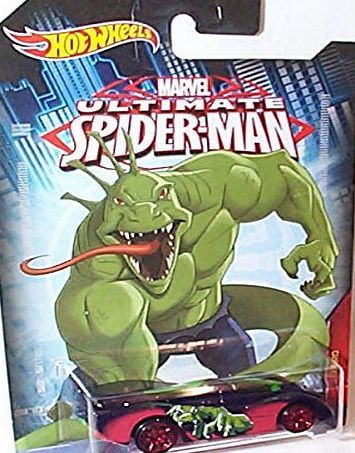 Hot Wheels hotwheels marvel ultimate spiderman power pistons lizard car 1.64 scale model