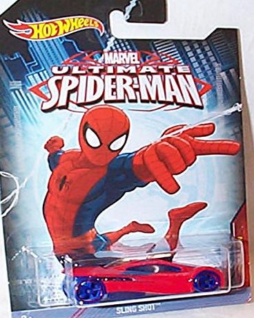 Hot Wheels hotwheels marvel ultimate spiderman sling shot spiderman car 1.64 scale model