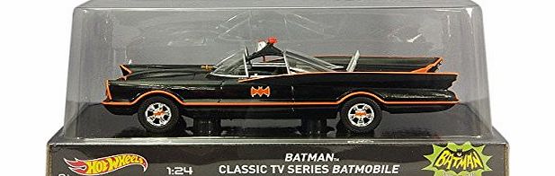 Hot Wheels Mattel Hot Wheels 1:24 1966 Batman - Classic 1960-70s TV Series Batmobile