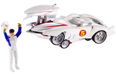 hot Wheels Speed Racer - Deluxe Mach 5 and Speed Racer Figure
