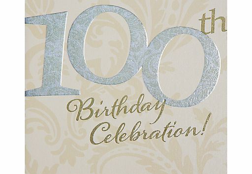 Hotchpotch Hotch Potch 100th Birthday Card