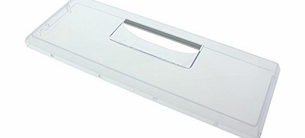 Hotpoint Fridge Freezer Drawer Flap Front Basket Cover (Clear, 430mm X 155mm)