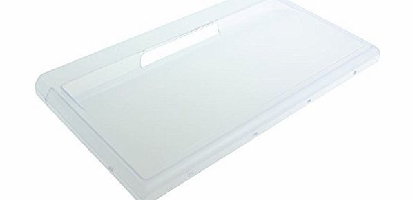 Hotpoint Fridge Freezer Drawer Front Panel / Cover Flap (White, 430mm x 240mm)