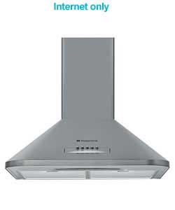 HE63W White Chimney Hood