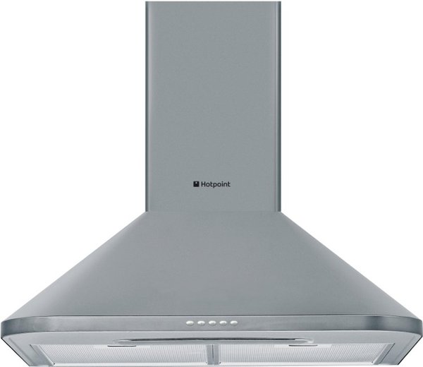 Hotpoint HE7TIX 70cm Chimney Hood in Stainless