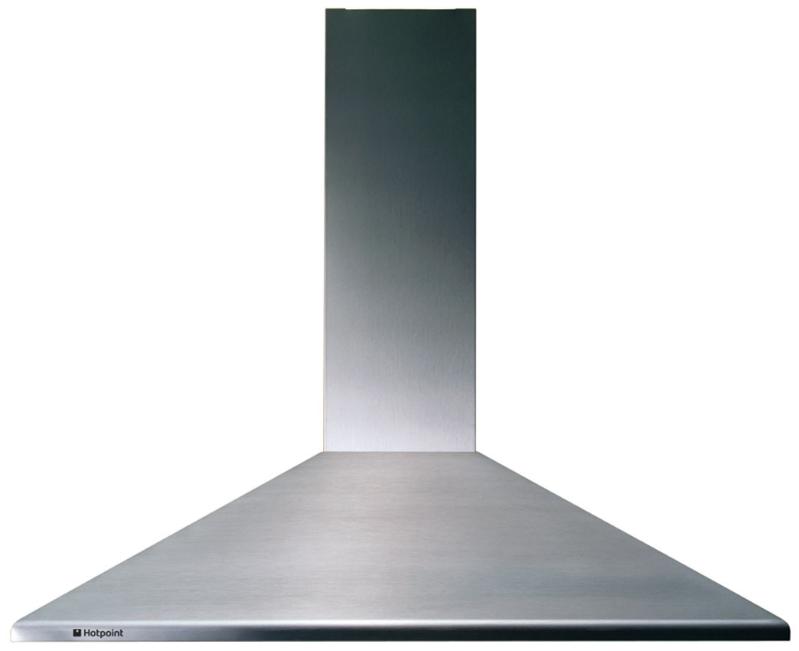 Hotpoint HS12 100cm Chimney Hood in Stainless