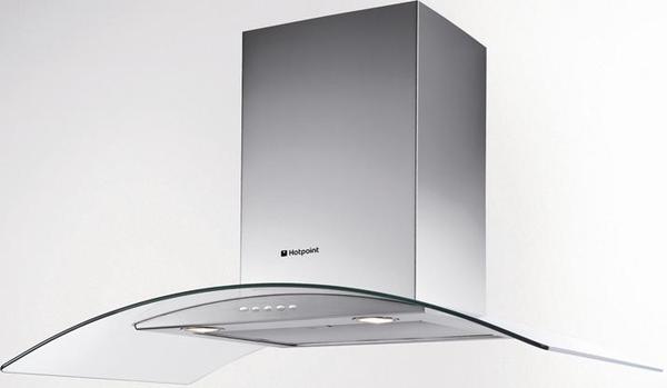 Hotpoint HTC6T 60cm Chimney Hood in Stainless