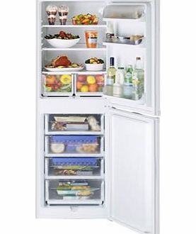 Hotpoint RFA52P Iced Diamond fridge freezer white