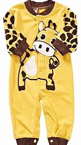 Hotportgift Cute Cow Newborn Girls Boys Clothes Baby Outfit Infant Romper Clothes