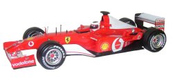 Hotwheels 1:18 Scale Ferrari F2002 - Rubens Barrichello