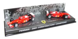 1:43 Scale Ferrari 2001 Constructors Set - M.Schumacher & R.Barrichello