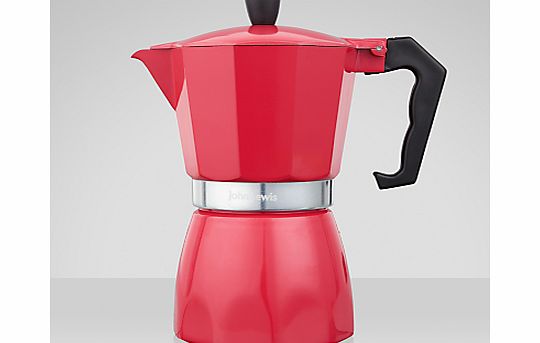 House by John Lewis Espresso Maker, 6 Cup