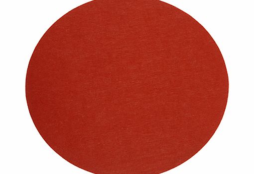 House by John Lewis Felt Placemat, Dia.30cm , Red