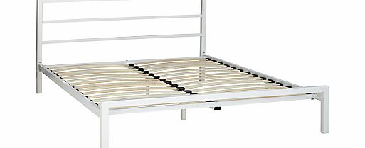 House by John Lewis Ollie Bedstead, Double, White